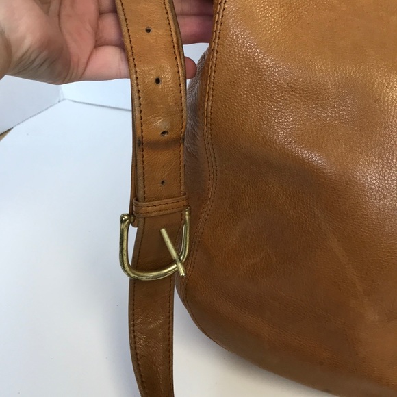 boulder ridge Bags Boulder Ridge Brown Leather Bucket Tote Purse